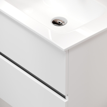 Тумба под раковину Sancos Urban UR60W 60х50 подвесная цвет белый